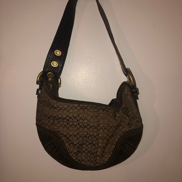 Coach light brown small shoulder bag - Picture 2 of 2